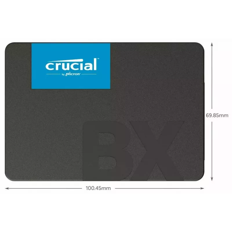 CRUCIAL BX500 240GB SSD, 2,5 colio 7mm, SATA 6 Gb/s, Skaitymas/Rašymas: 540 / 500 MB/s