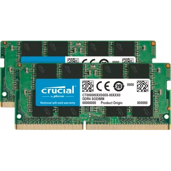 Micron Crucial - DDR4 - kit - 32 GB: 2 x 16 GB - SO DIMM 260-PIN