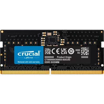 Crucial 8GB DDR5-4800 SODIMM atmintis (CT8G48C40S5)