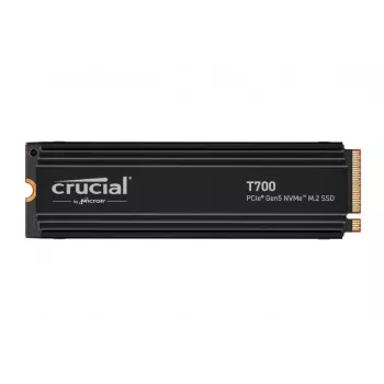 Crucial T700 2TB PCIe Gen5 x4 M.2 2280 NVMe SSD su aušintuvu