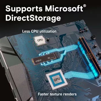 SSD Crucial 1 TB M.2 PCI Express 4.0 NVMe TLC CT1000T500SSD8