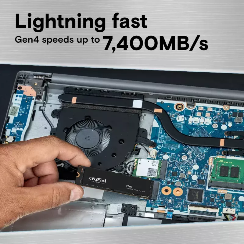 SSD Crucial 1 TB M.2 PCI Express 4.0 NVMe TLC CT1000T500SSD8
