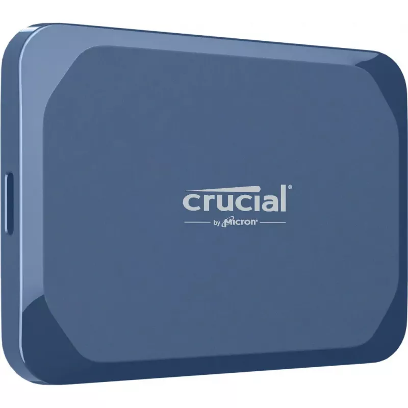 SSD Crucial X10 1TB USB Type-C USB 3.2 Gen 2x2 mėlynas