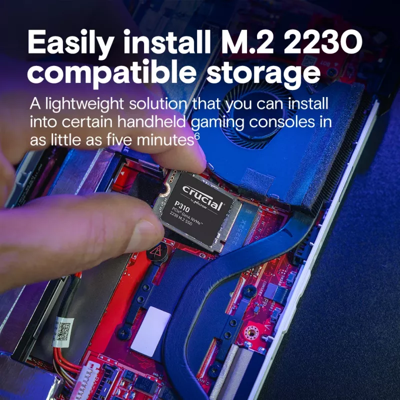 Micron / Crucial SSD P310 1TB PCIe Gen4 x4 M.2 2230