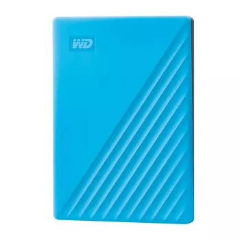 Kietasis diskas WESTERN DIGITAL My Passport 4TB, USB-A/C 3.2 Gen 1, mėlynas