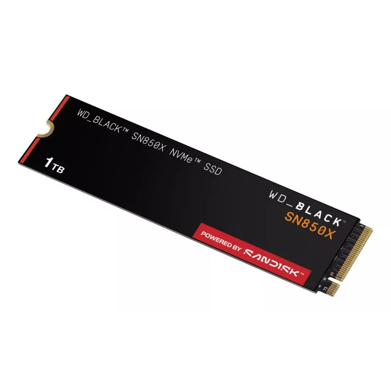 WESTERN DIGITAL SSD - WD_BLACK SN850X - 1TB - PCIe Gen4 x4 - M.2 2280