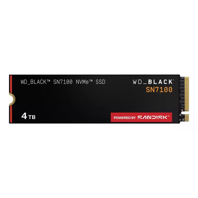 WESTERN DIGITAL SSD - WD_BLACK SN7100 NVMe - 4TB - PCIe Gen4 x4 - M.2 2280