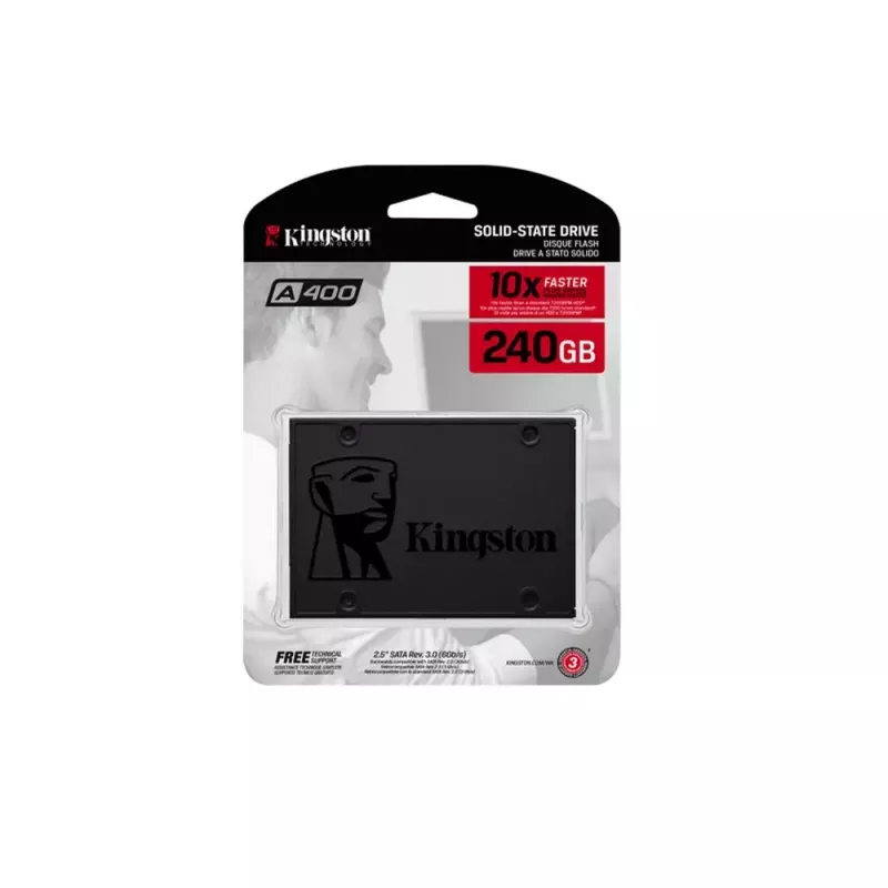 Kingston 240GB A400 SATA 3 2,5 colio vidinis SSD diskas SA400S37/240G