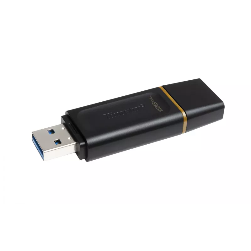 Kingston DataTraveler Exodia 128 GB USB 3.2 atmintukas (juodas/geltonas)