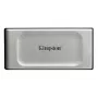 Kingston XS2000 2 TB nešiojamas SSD, USB Type-C, 3.2 Gen 2x2, 2000 MB/s, juodas/sidabrinis