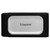 Kingston XS2000 2 TB nešiojamas SSD, USB Type-C, 3.2 Gen 2x2, 2000 MB/s, juodas/sidabrinis