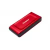 Kingston XS1000 1TB raudonas išorinis USB 3.2 Gen 2 kietojo kūno diskas (SSD)