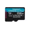 Kingston 256GB microSDXC Canvas Go Plus Gen4 200MB/s A2 U3 V30 atminties kortelė su adapteriu