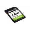 Kingston Canvas Select Plus 64GB SDXC atminties kortelė, 100MB/s, C10, UHS-I, U1, V10