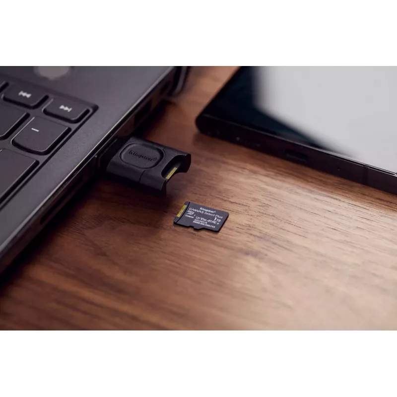 Kingston Technology 1TB microSDXC Canvas Select Plus Gen3 150MB/s A1 kortelė su adapteriu