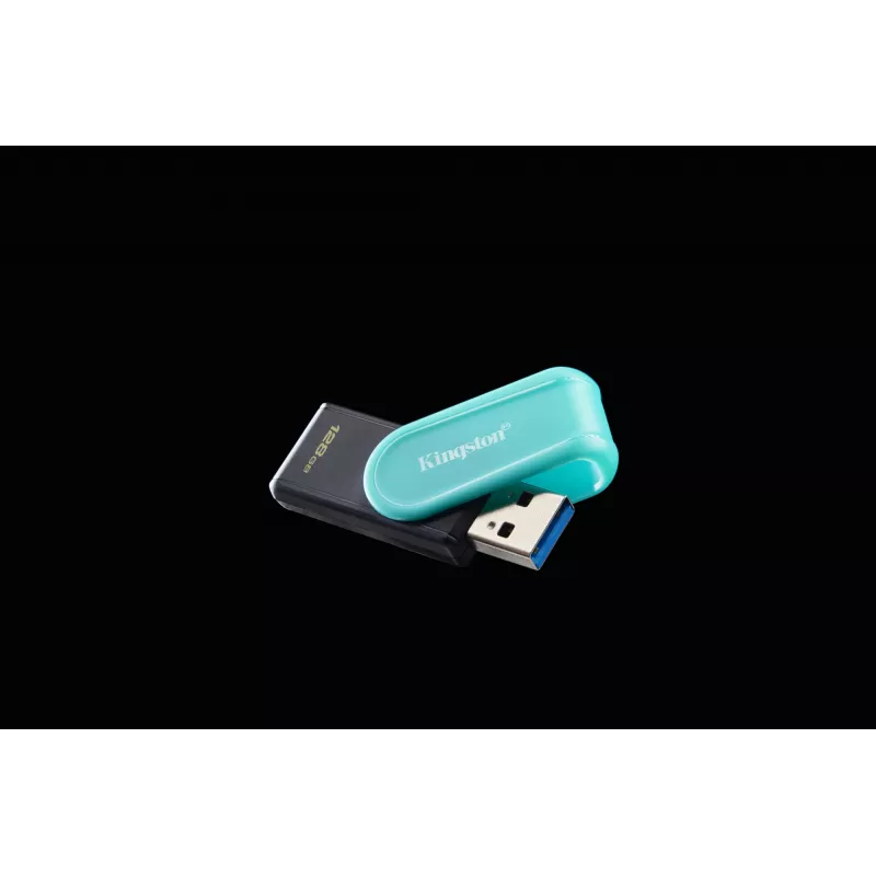 Kingston DataTraveler 128GB USB 3.2 Gen 1 Exodia S (Juoda/Turkio) – nešiojama laikmena