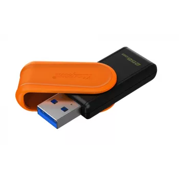 Kingston DataTraveler Exodia S 256GB USB 3.2 Gen 1 atmintukas (juoda/oranžinė)