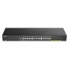 D-Link 24 prievadų Gigabit išmanusis valdomas jungiklis su 4x 10G SFP+