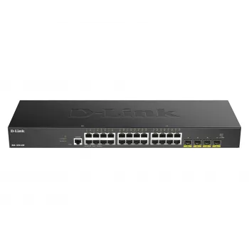 D-Link 24 prievadų Gigabit išmanusis valdomas jungiklis su 4x 10G SFP+