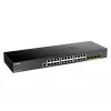 D-Link 24 prievadų Gigabit išmanusis valdomas jungiklis su 4x 10G SFP+