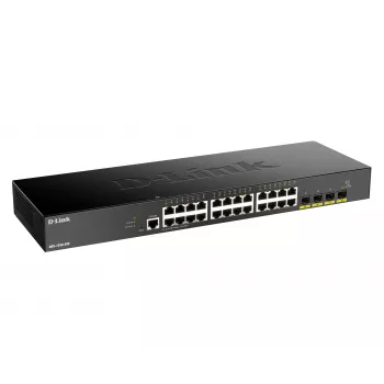 D-Link 24 prievadų Gigabit išmanusis valdomas jungiklis su 4x 10G SFP+