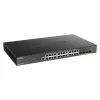 D-Link 24 prievadų Gigabit PoE valdomas jungiklis su 4x 10G SFP+, 370 W