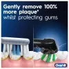 Oral-B Pro 1 Cross Action suaugusiųjų sukamoji-osciliuojanti dantų šepetėlis juodas