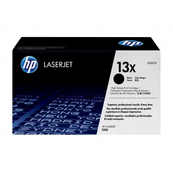 HP 13X didelės talpos juodas originalus lazerinio spausdintuvo kasetė, 4000 puslapių, juoda, 1 vnt.