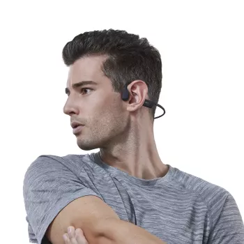 Ausinės Shokz OpenRun Mini – belaidės kaulinio garso sportinės ausinės, IP67, Bluetooth 5.1, 480 min baterija