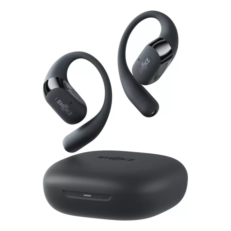 Ausinės JLAB AUDIO SHOKZ OpenFit 2 – belaidės, kaulinio laidumo, atviros, užkabinamos, juodos