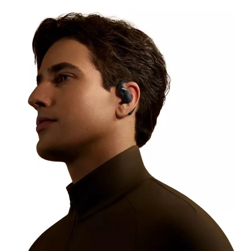 Ausinės JLAB AUDIO SHOKZ OpenFit 2 – belaidės, kaulinio laidumo, atviros, užkabinamos, juodos
