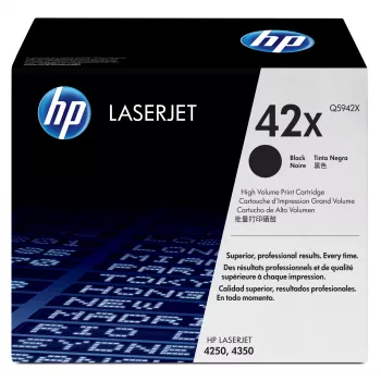HP 42X didelės išeigos juodas originalus LaserJet tonerių kasetė 1 vnt.