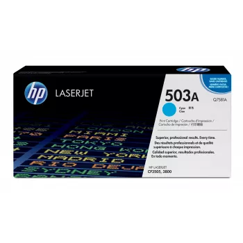 HP 503A Cyan Original LaserJet Tonerio kasetė