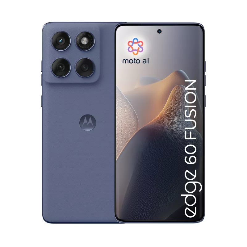 Mobilusis telefonas Motorola edge 60 fusion 16,9 cm (6,67 col.) Dual SIM Android 15 5G USB Type-C 8 GB 256 GB 5200 mAh Pilka