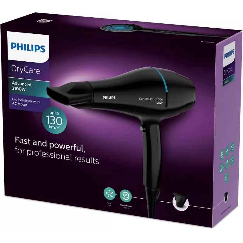 Plaukų džiovintuvas Philips DryCare BHD272/00 2100 W Juodas