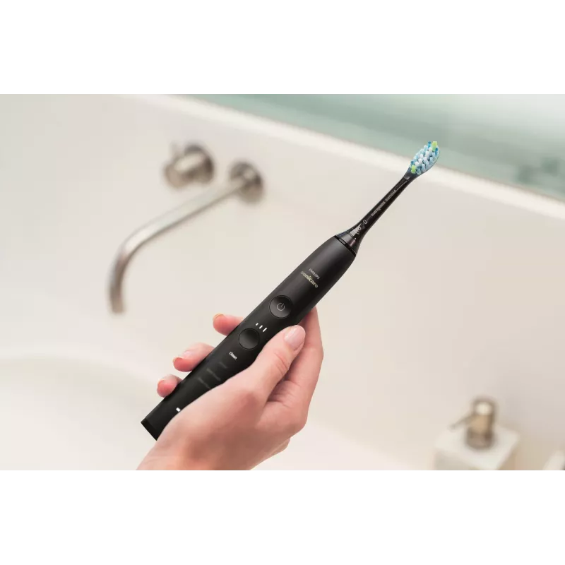 Philips HX9914/57 DiamondClean 9000 2 rinkinys Juoda/Balta – elektrinis dantų šepetėlis