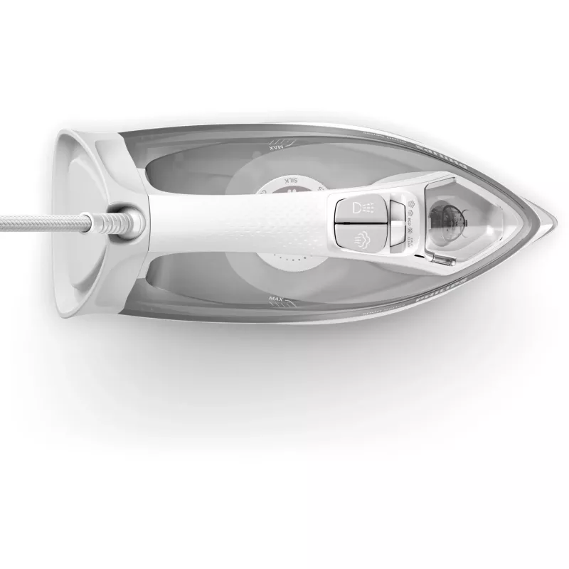 Lyginimo lygintuvas Philips 5000 serijos DST5010/10 su SteamGlide Plus padu, 2400 W, pilkai baltas