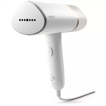Rankinis garintuvas Philips 3000 serijos STH3020/10 – 1000W, 20 g/min nuolatinis garas, 0,12 L išimamas bakelis, 2 m laidas, kelioninis dizainas, baltas