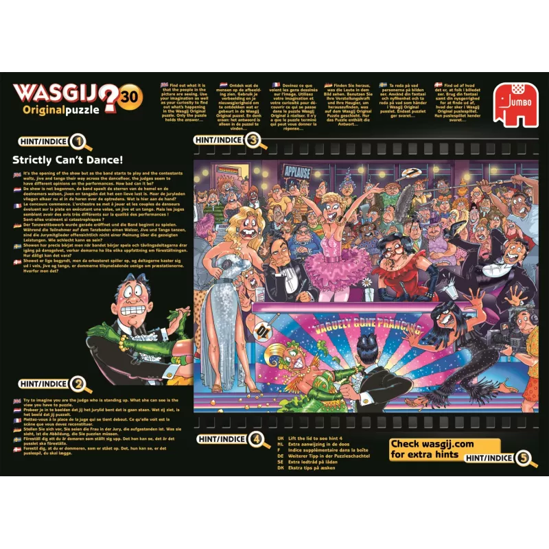 Dėlionė Jumbo Wasgij Original 30 1000 dalių Komiksai