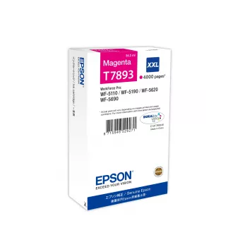 Kasetė Epson Ink C13T789340 T7893XXL XXL rausvai raudona