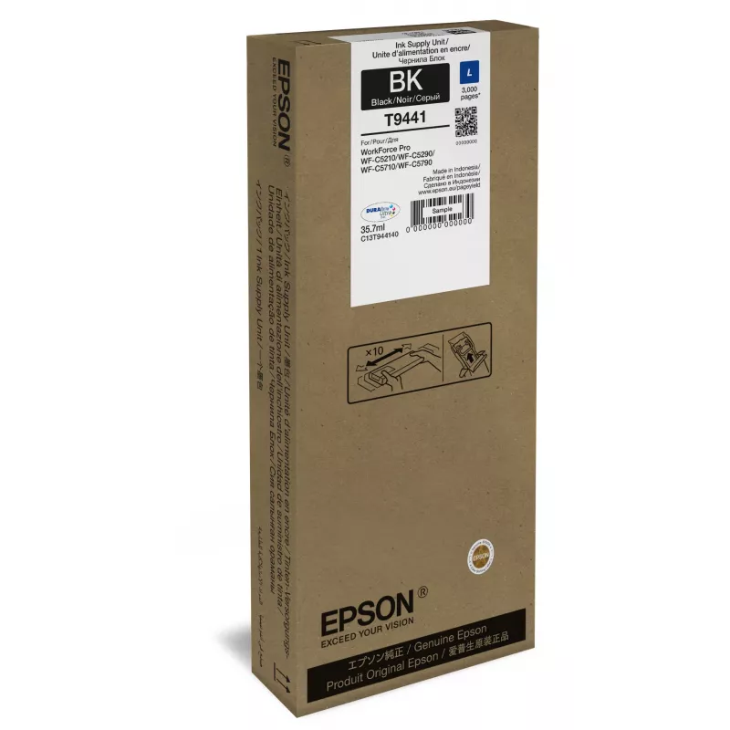 Epson C13T944140 Originalus juodos spalvos rašalo kasetė, skirta WF-C5xxx serijai