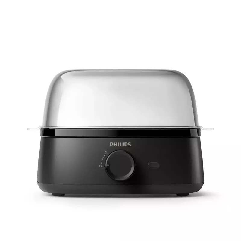 Kiaušinių virimo aparatas Philips 3000 serija HD9137/90, 6 kiaušinių talpa, juodas