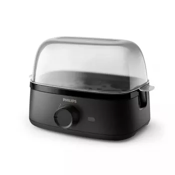 Kiaušinių virimo aparatas Philips 3000 serija HD9137/90, 6 kiaušinių talpa, juodas