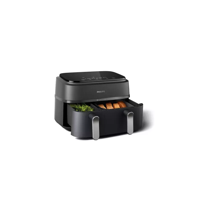 Kreipkaitė su dviem krepšeliais Philips 3000 Series Dual Basket Airfryer NA352/00 — 9 L, 2750 W, 8 programų, 40–200 °C