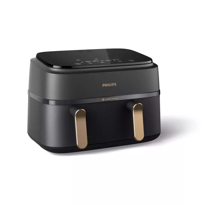 Kreipkaitė su dviem krepšeliais Philips 3000 Series Dual Basket Airfryer NA352/00 — 9 L, 2750 W, 8 programų, 40–200 °C