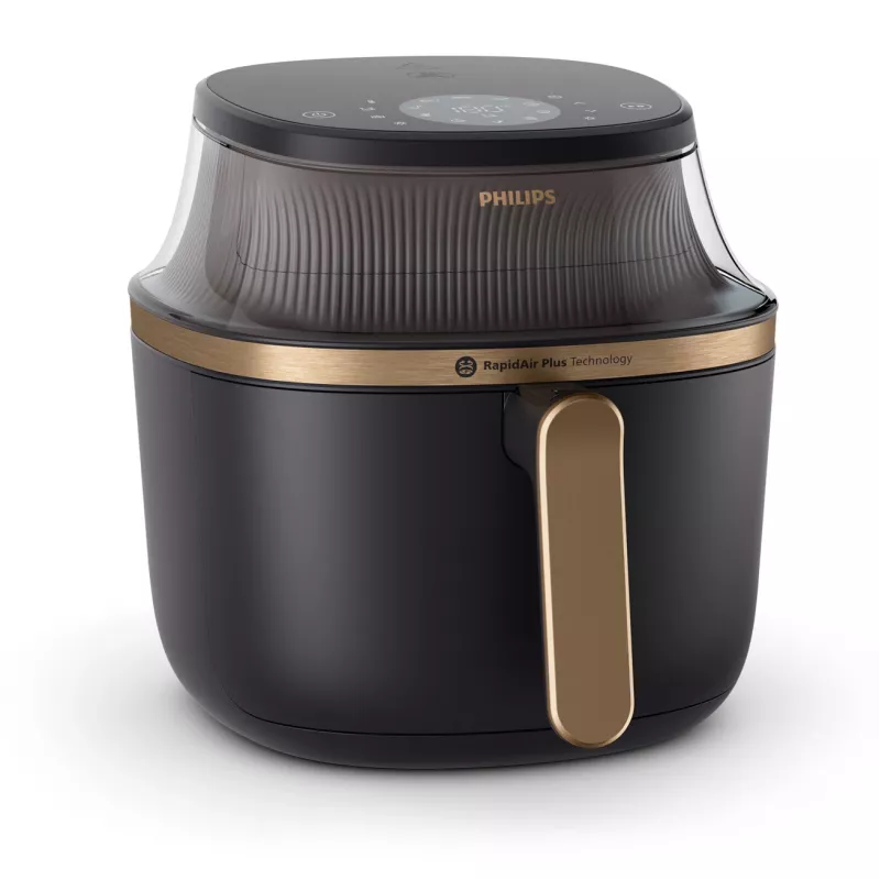 Karšto oro gruzdintuvė Philips 3000 Series NA332/00 – 6,2 l, 1700 W, jutiklinis LED, 16 programų
