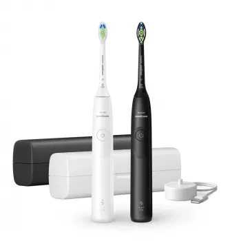 Dantų šepetėlis Philips Sonicare Series 5300 HX7109/01 įkraunamas 2 rankenos, 2 antgaliai, 62 000 judesių/min, 2 greičiai, kelioninis dėklas