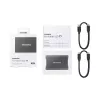 Samsung Portable SSD T7 2 TB USB Type-C 3.2 Gen 2 (3.1 Gen 2) Pilka
