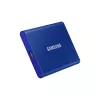Išorinis SSD Samsung T7 Portable 1 TB, USB-C 3.2 Gen 2, NVMe, AES-256 aparatinė šifravimas, mėlynas