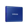 Išorinis SSD Samsung T7 Portable 1 TB, USB-C 3.2 Gen 2, NVMe, AES-256 aparatinė šifravimas, mėlynas